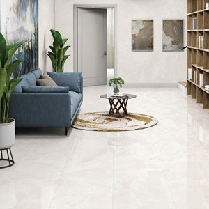 Azulejos de Porcelana Brillante Sólida de Ónix Blanco 600x1200mm Diseño Moderno Adhesivo para Uso Interior en Dormitorios, Hoteles y Salas de Estar - Product Image 1