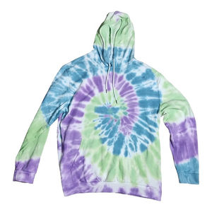 Sweat à capuche tie-dye léger pour homme, coupe classique, en mélange de coton, vêtement décontracté, design personnalisé, séchage rapide - Product Image 1