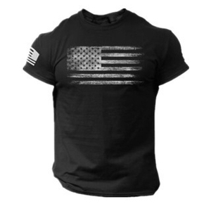 T-shirts décontractés tendance pour hommes, coupe ample, imprimés numériques graphiques vintage personnalisés, vêtements tissés 100 % polyester - Product Image 2