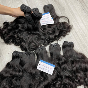 Best Choice for Natural Wavy Weft Hair 100% Human Hair with Full Cuticle for <b>Bleaching</b> & Styling Unprocessed Hair Large Stock - Product Image 6
