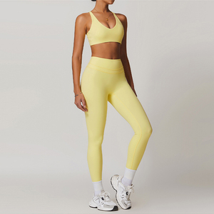 Sujetador Deportivo para Mujer con Logotipo Frontal, Transpirable, Ligero, Sólido, Hecho a Medida, Cómodo, con Soporte Alto, Cuello en U, Alta Calidad, Gran Venta - Product Image 4