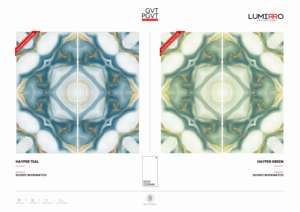 Carreaux de porcelaine effet marbre brillant de designer, format 60x120cm (600x1200mm, 24x48 pouces), dalles premium pour murs et sols intérieurs - Product Image 2