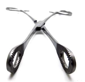 Customized Foerster <b>Sponge</b> Forceps 10 Inch Straight Serrated Manual Surgical Holding Clamp Orthopedic Set Veterinary Instrument - Product Image 2