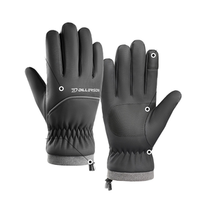 ถุงมือสกีแบรนด์ดังขายดี แบบเต็มนิ้ว ผ้า softshell กันความร้อน ปิดด้วยเชือกผูก ใช้ได้ทั้งชายหญิง สำหรับฤดูหนาว กิจกรรมกลางแจ้ง - Product Image 1