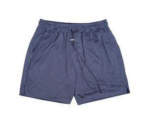 Shorts de sport pour hommes de haute qualité, style streetwear, shorts en mesh uni pour le basketball, la gym, l'entraînement, en polyester. - Product Image 1