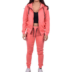 Conjunto de Chándal Deportivo Unisex de Forro Polar Térmico con Cremallera Completa, Diseño Liso, Novedad 2026, Ropa Deportiva Modesta - Product Image 5
