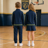 Seragam Sekolah Dasar Anak Unisex Bahan Poly Cotton Nyaman Set Rajutan Khusus