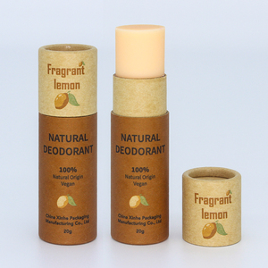 หลอดกระดาษแบบกดขึ้นรูปทรงกระบอก สำหรับบรรจุภัณฑ์ผลิตภัณฑ์ระงับกลิ่นกาย เป็นมิตรต่อสิ่งแวดล้อม - Product Image 1