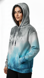 Sweat à capuche unisexe surdimensionné tendance pour l'hiver, avec broderie et impression par sublimation de haute qualité, pour les marques de streetwear - Product Image 4