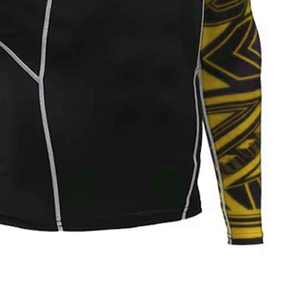 Venta al por mayor: Conjunto de Rash Guards para hombre con diseño moderno 2026, de secado rápido, ropa deportiva de compresión, uniformes sublimados para BJJ - Product Image 5