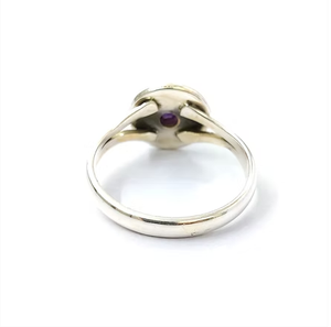 Natural Amethyst Ring 925 Sterling <b>Silver</b> Customized Design Smooth and Comfort Fit Ring Minimalist Jewellery - Product Image 4