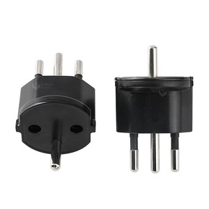 <span class=keywords><strong>Adaptateur</strong></span> de voyage noir <span class=keywords><strong>France</strong></span>-<span class=keywords><strong>Suisse</strong></span> avec verrouillage, prise EU/<span class=keywords><strong>France</strong></span> vers <span class=keywords><strong>Suisse</strong></span>, compact et fiable pour les voyages en Europe - Product Image 2