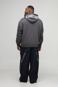 Sudadera con Capucha de Invierno para Hombre, Fabricada en Felpa Gruesa, Bordado Personalizado, 100% Algodón, Resistente al Viento y Transpirable - Product Image 2