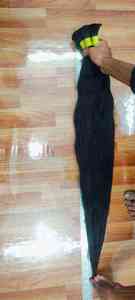 Lots de cheveux humains vierges indiens de qualité supérieure pour la fabrication de perruques et la production de perruques en dentelle sur mesure au meilleur prix du marché - Product Image 2