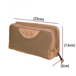 Mesh <b>Bag</b> Expandable Zipper Closure Tactical Accessory Made In Vietnam - Product Image 5
