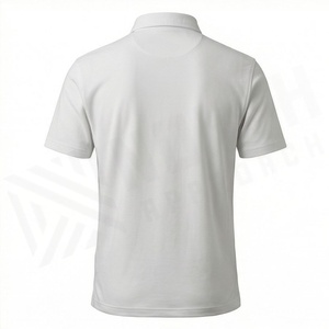 Vente en gros de polos pour hommes sur mesure avec logo imprimé, nouveau design, couleur unie, tissu tricoté, fabriqué au Pakistan - Product Image 2
