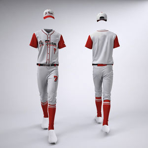 Uniformes de Béisbol Personalizados para Clubes y Escuelas, Pantalones de Jersey Transpirables que Absorben la Humedad, Exportador de Ropa Deportiva - Product Image 1