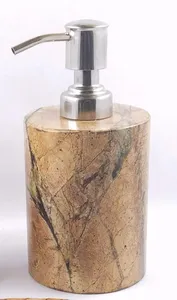 High Demand Brown Marble Stone Era Luxury Eco-Friendly <b>Bathroom</b> <b>Accessories</b> <b>Set</b> Elegant Vanity Organizer for Modern Decor - Product Image 5