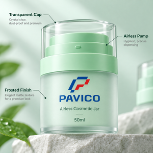 กระปุกครีมสุญญากาศแบบกดพร้อมฝาใส บรรจุภัณฑ์สำหรับผลิตภัณฑ์บำรุงผิว รับผลิตตามแบบ OEM ODM  ผู้ผลิตจากเวียดนาม - Product Image 3