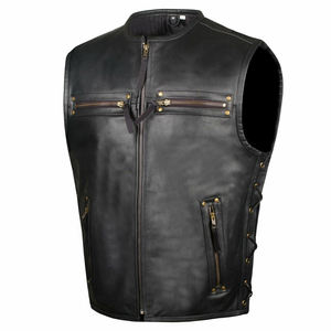 Veste de motard en cuir pour homme, respirante, imperméable, anti-UV, coupe-vent, avec option grande taille, veste de moto de haute qualité, vente chaude - Product Image 1