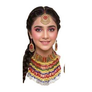 Special Afghan Women's Jewelry <b>Set</b> <b>Crystal</b> Rhinestone Trendy Dangling Ornaments Stainless Steel Craftsmanship for Party Islamic - Product Image 1