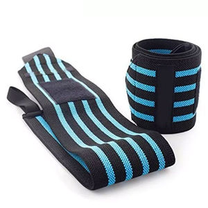 Custom New Arrival Bodybuilding Power Lifting Wrist Supports Weightlifting Gym Wristband Wrist Wraps With OEM ODM Serviced - Product Image 2