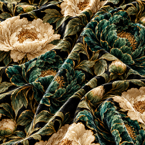 Tissu d'ameublement tissé léger et respirant en brocart floral, motif personnalisé, textiles de maison, 58/60 pouces - Product Image 5