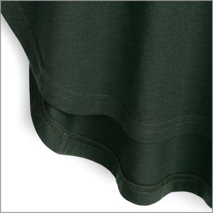 T-shirt long à manches courtes et col rond pour femme, 100 % coton biologique, décontracté, écologique, personnalisable avec logo, haute qualité, séchage rapide - Product Image 6