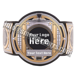 Kendo Jiu-Jitsu เข็มขัดแชมป์คาราเต้สีทองสีดำออกแบบได้ตามที่ต้องการมวยปล้ำเทควันโดยูโดกังฟู - Product Image 1