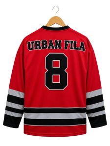 Maillot de hockey sur glace personnalisé de haute qualité avec logo imprimé par sublimation, maillot de hockey sur glace à lacets pour hommes - Product Image 5