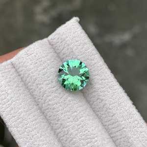 Turmalina Verde Laguna Natural, Corte Fantasía, Gema Suelta de 2.00 Ct, Valoración de Terceros, ZUBEDA GEMS JEWELRY, Fabricación de Joyas - Product Image 5