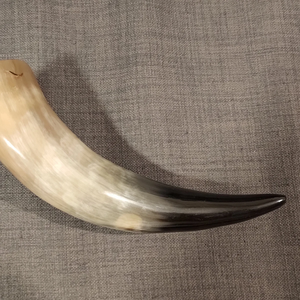 Viking Drinking Horn Buffalo Horn Eco-Friendly Handmade High Polish Crafts Brass Thor Hammer Placard Animal Nautical Style - Product Image 6