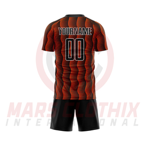 Vêtements de football personnalisés par sublimation pour garçons, best-seller, haute qualité, ensemble uniforme de football avec logo personnalisé - Product Image 3