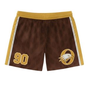 Men Brown Gold Sublimation Lacrosse Uniform <b>Set</b> Polyester Lightweight Athletic Jersey Shorts Team Sports Wear Training Match - Product Image 4
