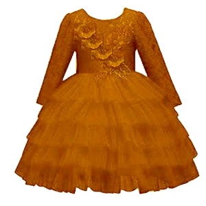Nouvelle robe tutu pour filles de style chinois, personnalisable, vêtements pour enfants en bas âge, étiquette personnalisée, respirant, nylon/coton, longueur genou - Product Image 3
