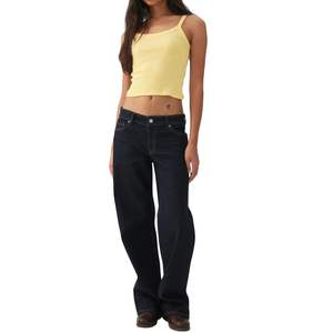 Haut court côtelé ajusté pour femme, col carré, nouveau style, idéal pour la course, la gym et le yoga – Vente en gros personnalisée - Product Image 2