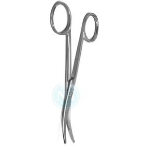 Tijeras de enucleación para instrumentos quirúrgicos, curvatura media y fuerte, puntas romas, fabricadas en Pakistán - Product Image 4