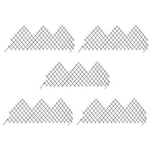 Set di 5 Recinzioni e Cancelli da Giardino in Salice 170x75 cm - Tralicci e Cancelli Premium - Product Image 1