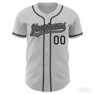 Camiseta de Béisbol Personalizada con Bordado Vintage, Ropa de Béisbol, Camisetas de Béisbol en Blanco para Hombre - Product Image 2