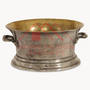 Aluminium Nickel Plating Champagne <b>Ice</b> Bucket for Beer Party Decor with Customized Logo Accept/Metal Wine Cooler - Product Image 1