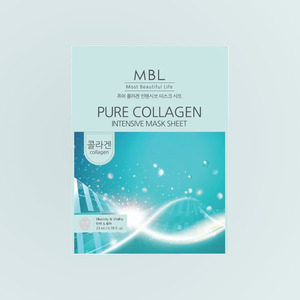Masque facial en feuille Embiel Pure Collagen Intensive Mask Sheet, 10 feuilles, masque facial au collagène, masque en feuille au concombre - Product Image 3