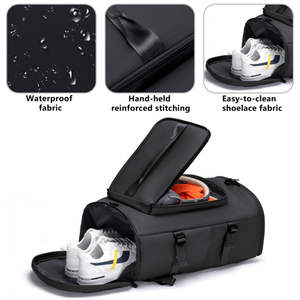 Bolsa Deportiva de Gran Capacidad, Mochila de Viaje con Compartimento para Zapatos, Bolsa de Gimnasio Impermeable de Nailon para Fin de Semana, para Hombres y Mujeres - Product Image 5