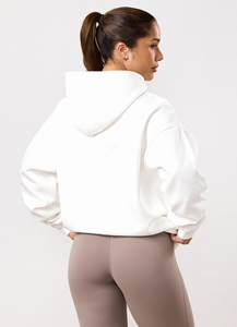 Sudadera con Capucha de Lujo para Mujer, Personalizada con Logotipo, Ligera, Informal, Deportiva, de Alta Calidad, para Invierno, Talla Grande - Product Image 2