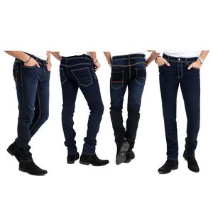 Jeans en denim sur mesure pour homme - Qualité supérieure, détails rivetés, finition délavée, design personnalisé, écologique, séchage rapide, respirant - Product Image 4