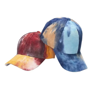 Gorra de béisbol de pana verde con logo personalizado, para adultos, de ala plana, informal, cálida, transpirable, deportiva, para adolescentes, estilo hip hop. - Product Image 6