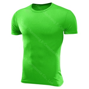 2022 Custom Logo Men's Short-Sleeved <b>Polyester</b> <b>T</b>-<b>Shirts</b> Sport Training Fitness Clothing Blank <b>T</b>-<b>Shirts</b> - Product Image 2