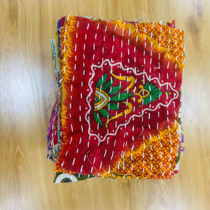kantha scraps 5 inches Fabric Squares Pre-Cut 100% Cotton Craft Scrap Charm Pack for <b>Sewing</b> Patchwork Snippet Quilt <b>Kit</b> - Product Image 1