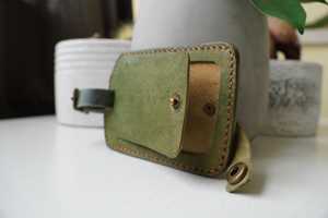 Personalized Genuine Leather Luggage Tags Custom Logo Travel Bag <b>Labels</b> Privacy Shield Suitcase Tags <b>Gift</b> LMP-0204 - Product Image 5