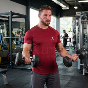 Camiseta Deportiva Ligera, Elegante y Duradera con Costuras Resistentes para Entrenamiento, Ejercicio, Running y Uso Diario Activo, Cómoda y de Secado Rápido - Product Image 5
