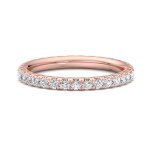 Anillo clásico de oro rosa, oro blanco y oro amarillo con diamante de corte cojín certificado por IGI, anillo de compromiso para mujer. - Product Image 2